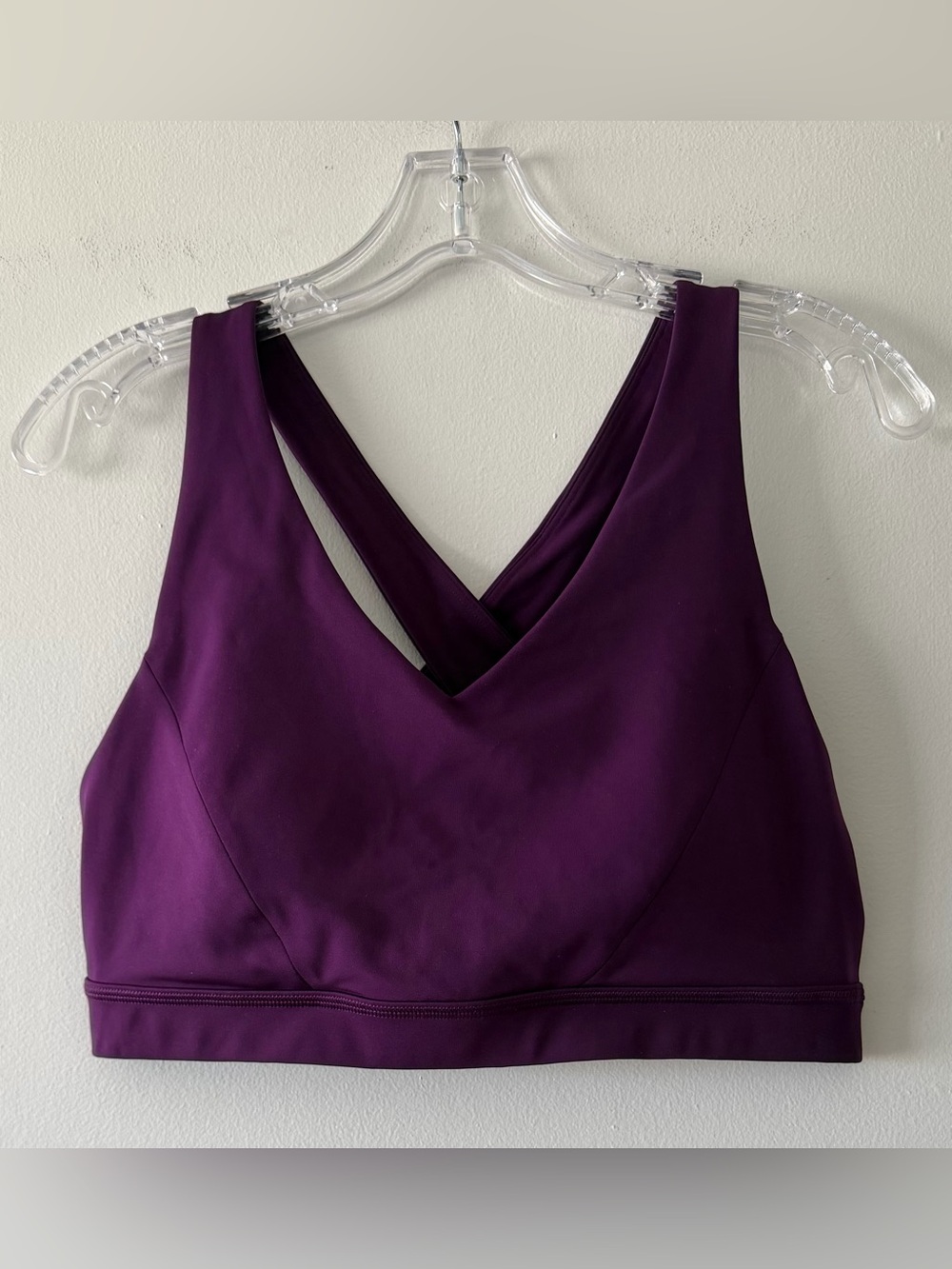 Lululemon Envital Bra Medium Support D/DD Cup Deep Plum Purple Size 10